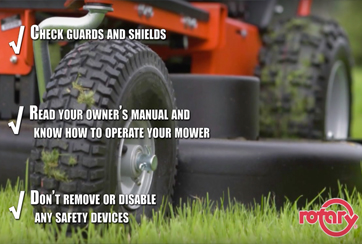 Rotary Corporation Lawn Mower Safety Tips